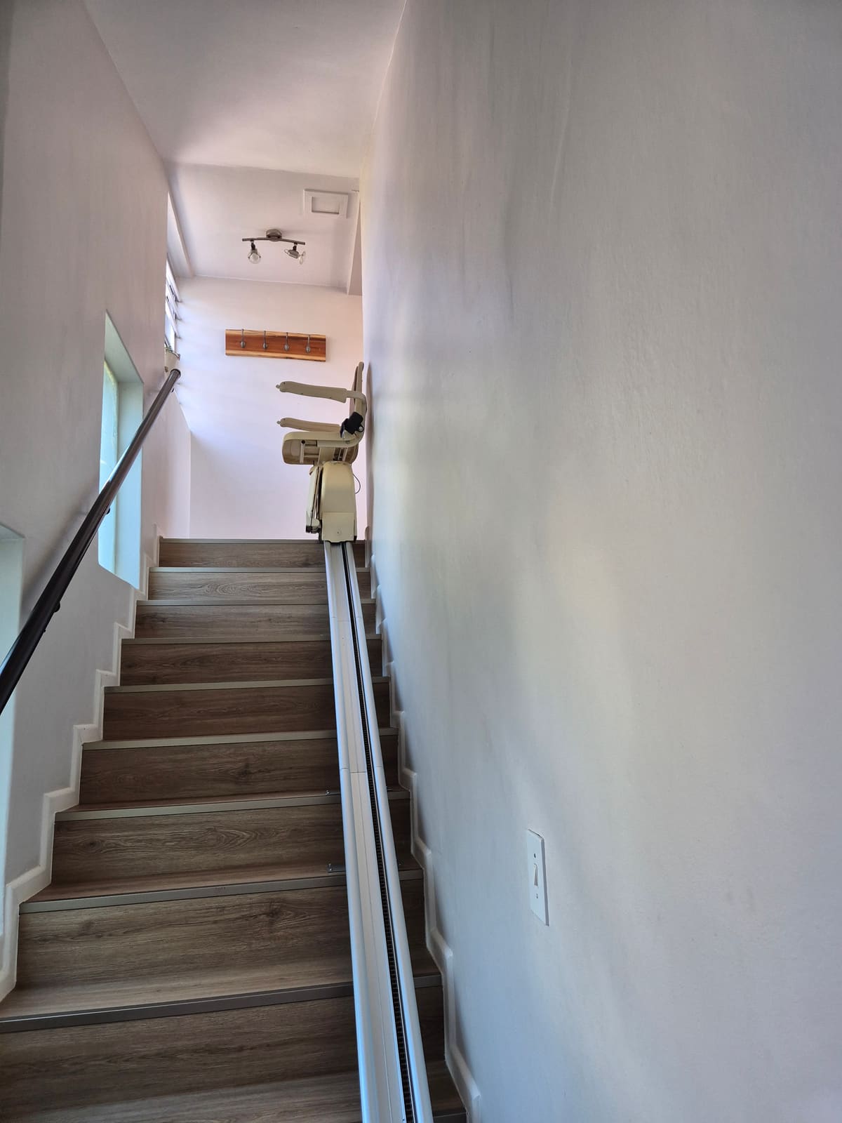 Stair lift up to the practice, so patients recovering from surgery or with limited mobility do not have to climb the stairs